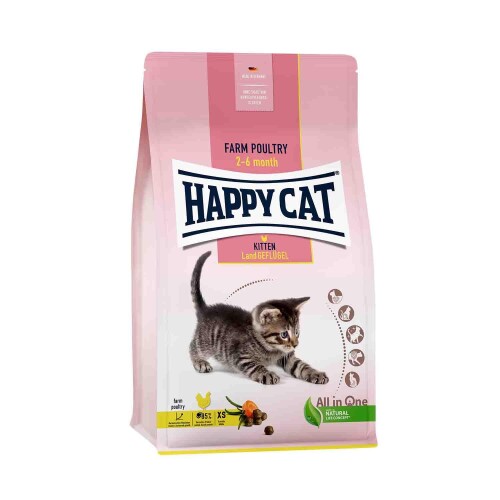 Happy Cat Tavuk Etli Yavru Kedi Maması 4 KG - 1