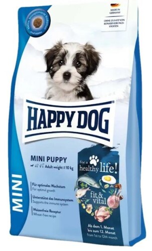 Happy Dog Fit Vital Glutensiz Küçük Irk Yavru Köpek Maması 4 Kg - 1