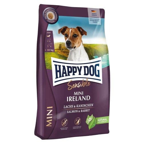 Happy Dog Mini İrland Sensitive Kuzu Etli Küçük Irk Yetişkin Köpek Maması 4 Kg - 1