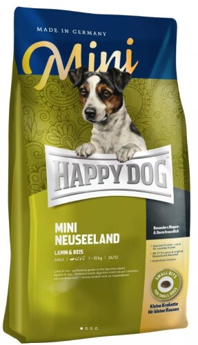 Happy Dog Mini Neuseeland Sensitive Kuzu Etli Küçük Irk Yetişkin Köpek Maması 4 Kg - 1