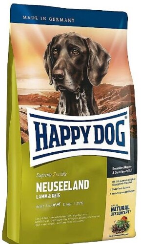 Happy Dog Neuseland Kuzu Etli Orta Ve Büyük Irk Yetişkin Köpek Maması 14.5 Kg - 1