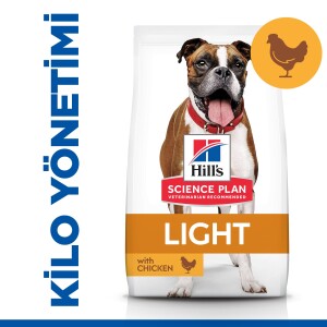 Hill's SCIENCE PLAN Light Yetişkin Orta Irk Tavuklu Köpek Maması 2.5kg - 1