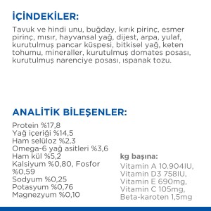 Hill's SCIENCE PLAN +7 Yaşlı Küçük ve Mini Irk Tavuklu Köpek Maması 1.5 kg - 2