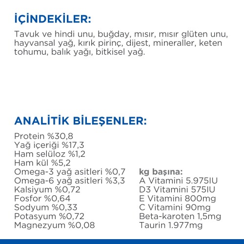 Hill's SCIENCE PLAN +7 Yaşlı Tavuklu Kedi Maması 1.5kg - 5