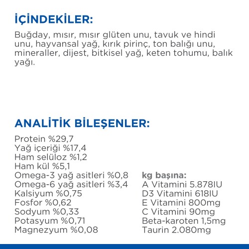 Hills Science Plan Mature +7 Ton Balıklı Yaşlı Kedi Maması 1.5 Kg - 4