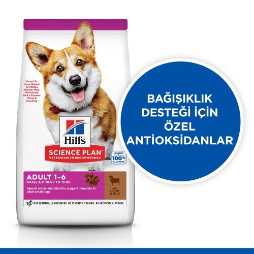 Hills Science Plan Adult Small Miniature Lamb&Rice Kuzu Etli Pirinçli Yetişkin Küçük Irk Köpek Maması 1,5 Kg - 5