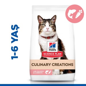 Hill's SCIENCE PLAN Gurme Lezzet Somonlu ve Havuçlu Yetişkin Kedi Maması 10kg - 1