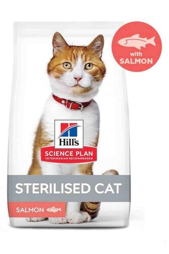 Hill's SCIENCE PLAN Kısırlaştırılmış Yetişkin Somonlu Kedi Maması 13+2kg - 2