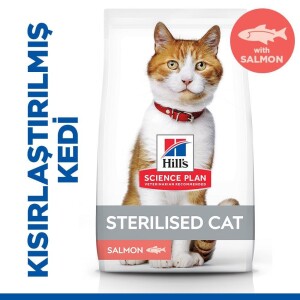 Hill's SCIENCE PLAN Kısırlaştırılmış Yetişkin Somonlu Kedi Maması 8+2kg - 1