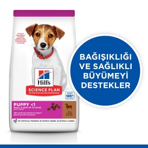 Hills Science Plan Small Mini Kuzu Etli ve Pirinçli Küçük Irk Yavru Köpek Maması 1500 G - 4