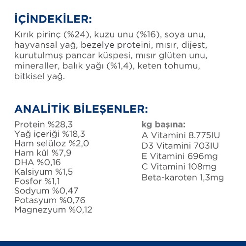 Hills Science Plan Small Mini Kuzu Etli ve Pirinçli Küçük Irk Yavru Köpek Maması 1500 G - 5