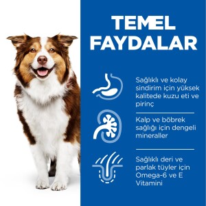 Hills Science Plan Mature Adult 7+ Orta Irk Kuzu Etli Yaşlı Köpek Maması 12 Kg (+2 Kg Hediyeli) - 6