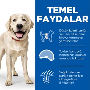 Hill's SCIENCE PLAN Light Yetişkin Büyük Irk Tavuklu Köpek Maması 14 kg - 3