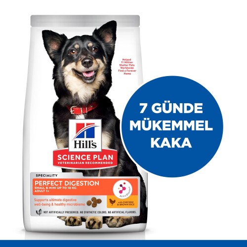 Hill's SCIENCE PLAN Mükemmel Sindirim Yetişkin Small & Mini Köpek Maması 1.5kg - 5