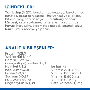 Hills Science Plan Tahılsız Ton Balıklı Mini Yetişkin Köpek Maması 1,5 Kg - 6