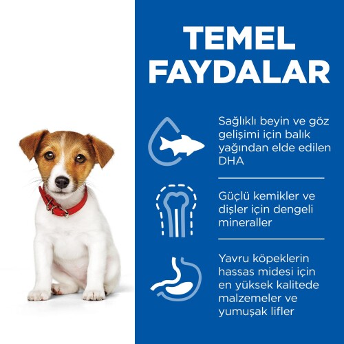 Hills Science Plan Tavuklu Küçük & Minyatür Irk Yavru Köpek Maması 1.5 Kg - 3