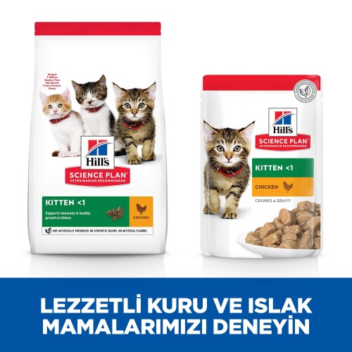 Hill's SCIENCE PLAN Tavuklu Yavru Kedi Maması 3 kg - 5