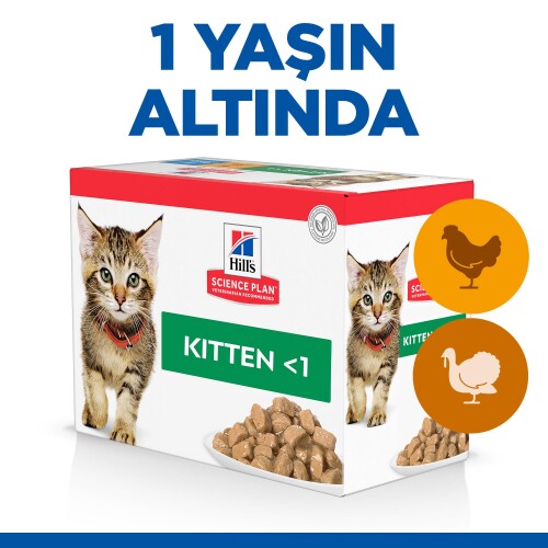 Hills Science Plan Tavuklu Konserve Yavru Kedi Maması 85 gr X 12 - 6