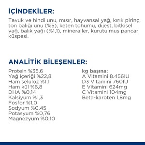 Hill's SCIENCE PLAN Ton Balıklı Yavru Kedi Maması 1.5 kg - 4