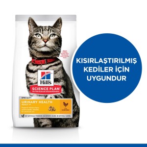 Hill's SCIENCE PLAN Üriner Sağlık +1 Yetişkin Tavuklu Kedi Maması 1.5 kg - 3