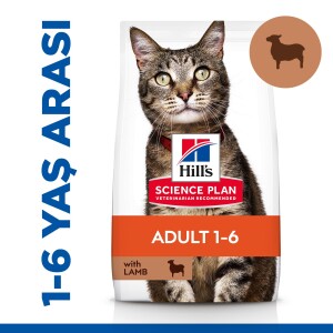 Hills Science Plan Adult Optimal Care Kuzu Etli Pirinçli Yetişkin Kedi Maması 10 Kg - 1