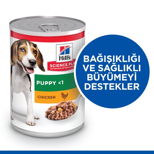 Hills Tavuklu Yavru Köpek Konserve Maması 370 Gr - 2