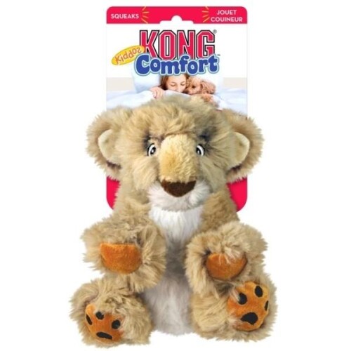 Kong Comfort Kiddos Aslan Şeklinde Peluş Köpek Oyuncağı L - 1