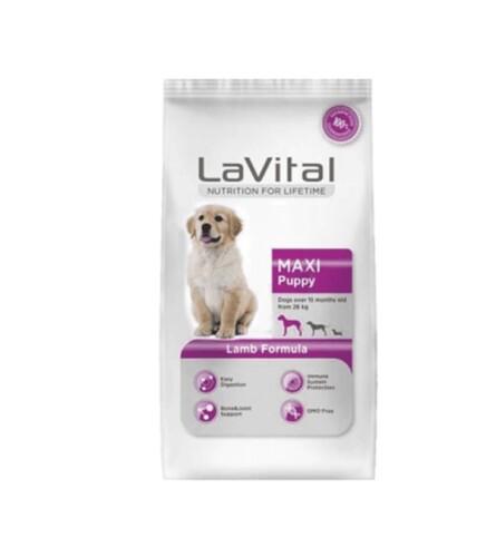 La Vital Maxi Puppy Kuzu Etli Büyük Irk Yavru Köpek Maması 3 KG - 1