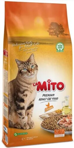 LaMito Adult Cat Tavuklu Yetişkin Kedi Maması 1 Kg - 1