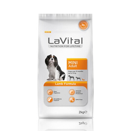 Lavital Kuzulu Küçük Irk Yetişkin Köpek Maması 2kg - 1