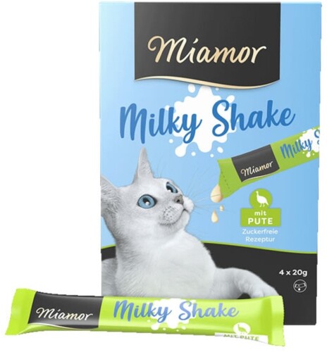 Miamor Milky Shake Hindili Kedi Ödülü 4 x 20 G - 1