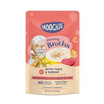 Moochie Ton Balıklı Ve Karidesli Kedi Çorbası 40 Gr - 1