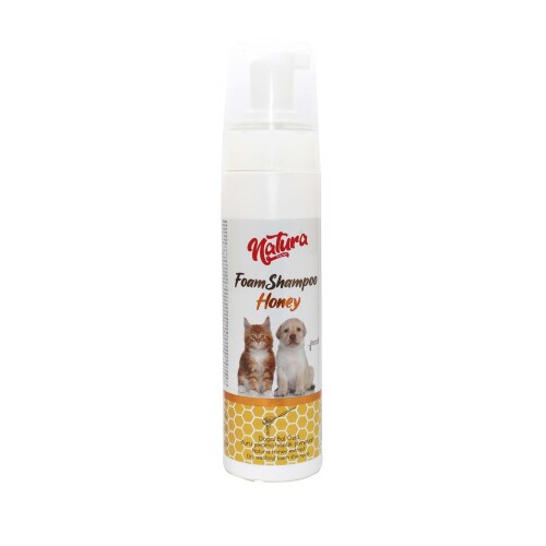 Natura Foam Bal Özlü Kedi Ve Köpek İçin Köpük Şampuanı 200 Ml - 1