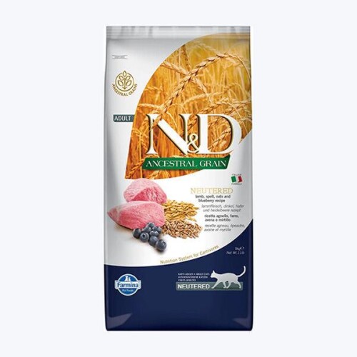 N&D Düşük Tahıllı Kuzulu Kısırlaştırılmış Kedi Maması 10 Kg - 1