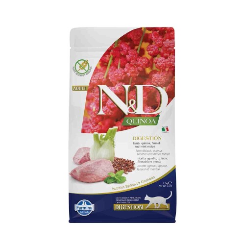 N&D Quinoa Digestion Kuzu Etli Yetişkin Kedi Maması 1.5 Kg - 1