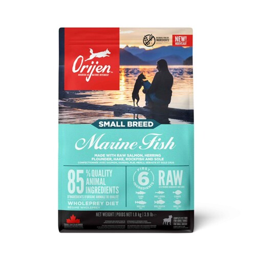 Orijen Marine Fish Tahılsız Balıklı Yetşkin Küçük Irk Maması 4,5 Kg - 1