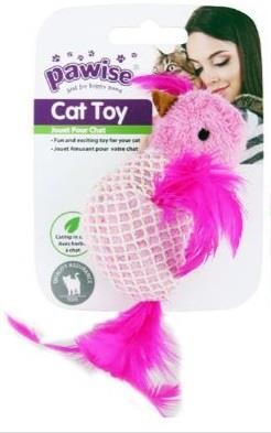 Pawise Catnipli Peluş Kuş Kedi Oyuncağı 9 cm - 1