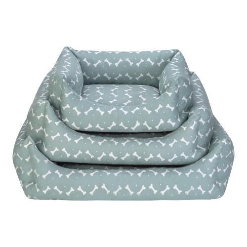 Pet Comfort Uniform Bone Mint-Beyaz Kedi ve Köpek Yatağı S 60x50cm - 4