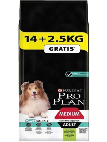 Pro Plan Adult Sensitive Kuzu Etli Yetişkin Köpek Maması 14 Kg (+2.5 Kg Hediyeli) - 1