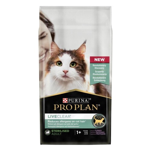 Pro Plan LiveClear Sterilised Hindili Kısırlaştırılmış Kedi Maması 7kg - 1