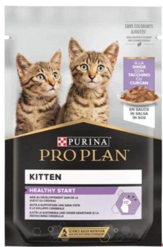 Pro Plan Pouch Sos İçinde Hindili Yavru Kedi Konservesi 85gr 12 Al 10 Öde - 1