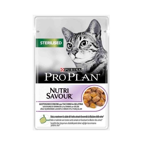 Pro Plan Steril Hindili Kısırlaştırılmış Pouch Kedi Konservesi 85 Gr - 1