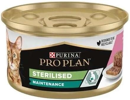 Pro plan Sterilised Somonlu Yetişkin Kedi Konservesi 85 gr - 1