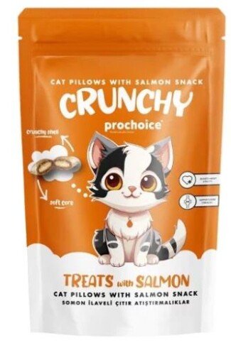 ProChoice Crunchy Somonlu Kedi Ödül Maması 60gr - 1