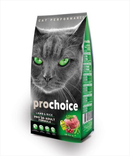 ProChoice Pro 36 Lamb&Rice Kuzu Etli Yetişkin Kedi Maması 15 Kg - 1