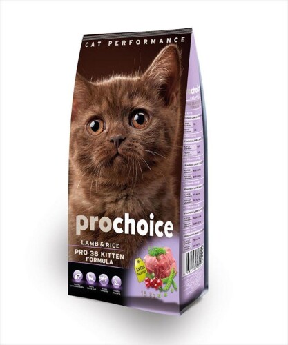 ProChoice Pro 38 Kitten Kuzu Etli Yavru Kedi Maması 15 Kg - 1