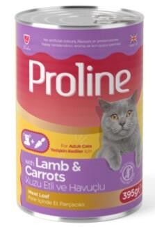 Proline Kuzu Etli Havuçlu Pate Ezme Yetişkin Kedi Maması 400 Gr - 1