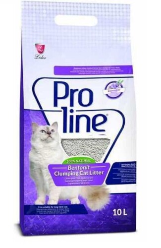 Proline Lavanta Kokulu İnce Taneli Kedi Kumu 10 LT - 1