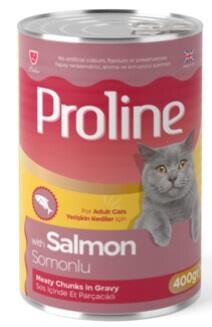 Proline Sos İçinde Somon Balıklı Yetişkin Kedi Maması 400 Gr - 2