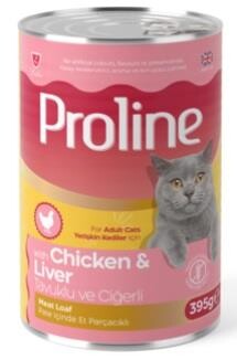 Proline Tavuklu Ciğerli Pate Ezme Yetişkin Kedi Maması 400 Gr - 1